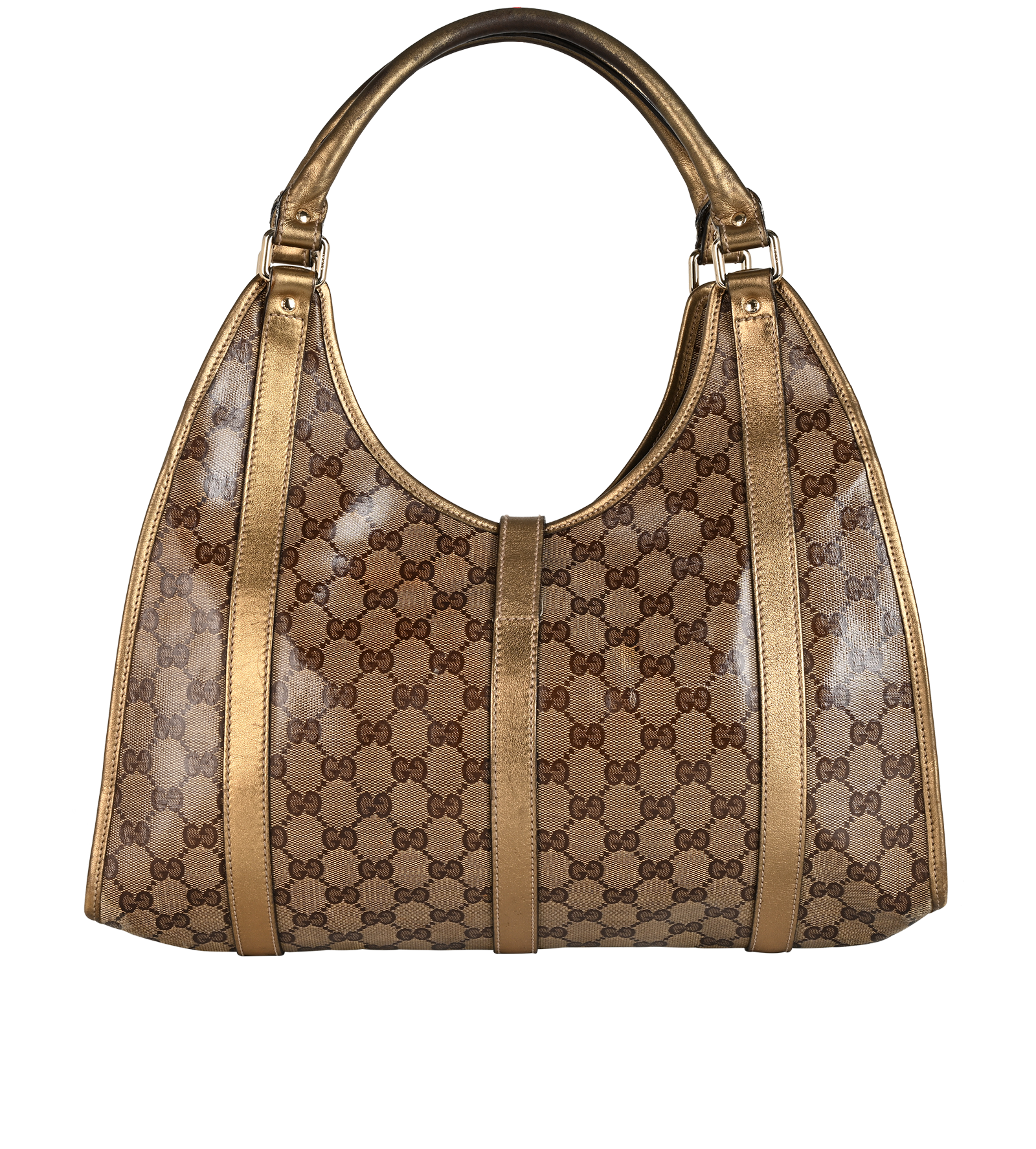 Abbey, &pound;260, Handbags, Gold, Canvas, Back view